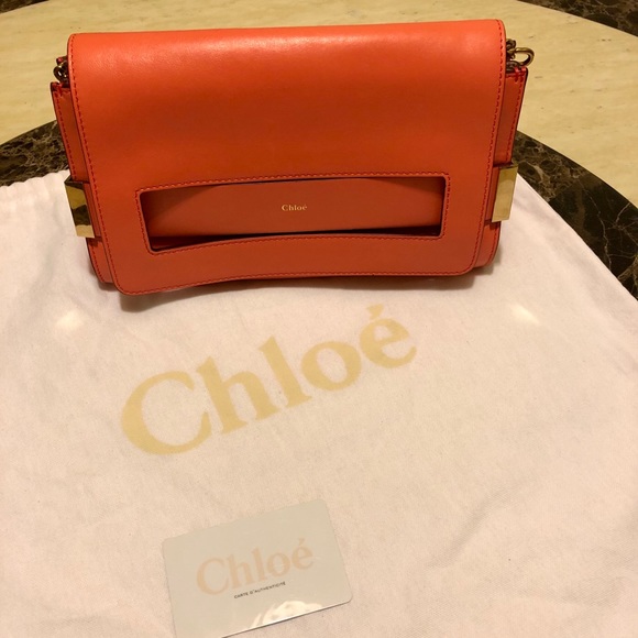 ✨SOLD✨Like New Auth Chloe Lambskin 3 Ways Chain-Link Bag - Picture 12 of 15